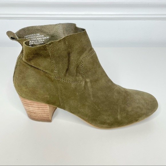 Steve Madden Harber Suede Leather Ankle Boots 6.5 - Picture 5 of 11